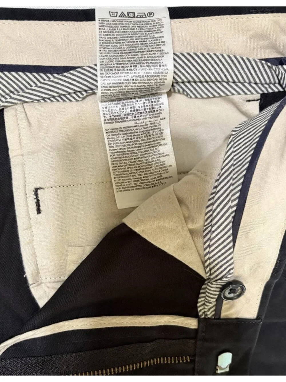 Banana Republic Aiden Chino Black Pants Men’s Size 33x32